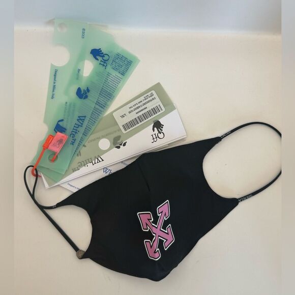 Off white L/XL Unisex Face Mask - Picture 4 of 7